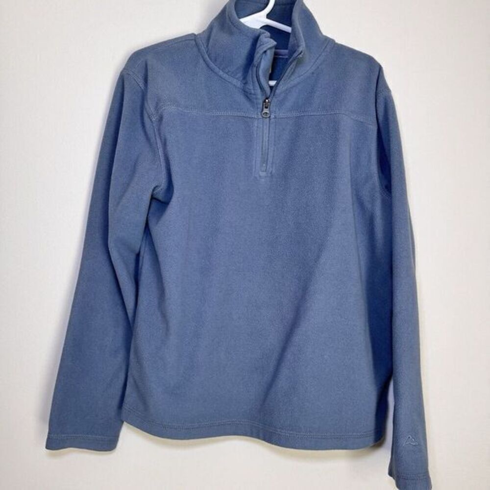 Alpine Design Youth Small (6/7) Blue 1/4‎ Zip Fleece Pull Over Sweatshirt Jacket